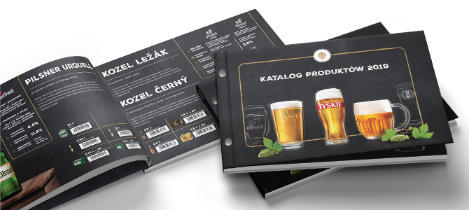 Katalog Produktowy dla Kompanii Piwowarskiej